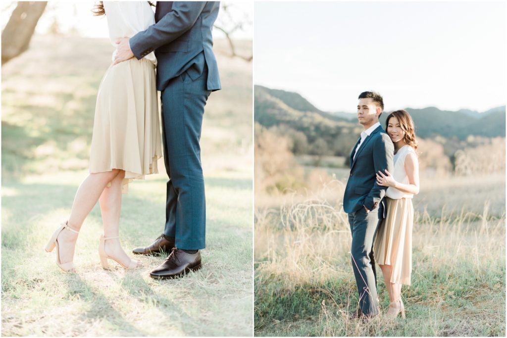 los angeles engagement session