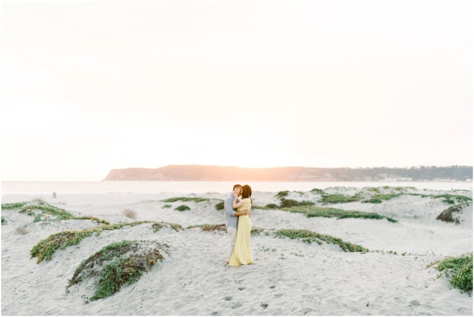 beach engagement session