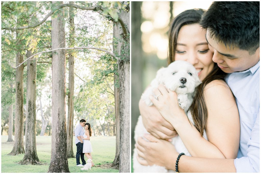 woodsy california engagement photographer