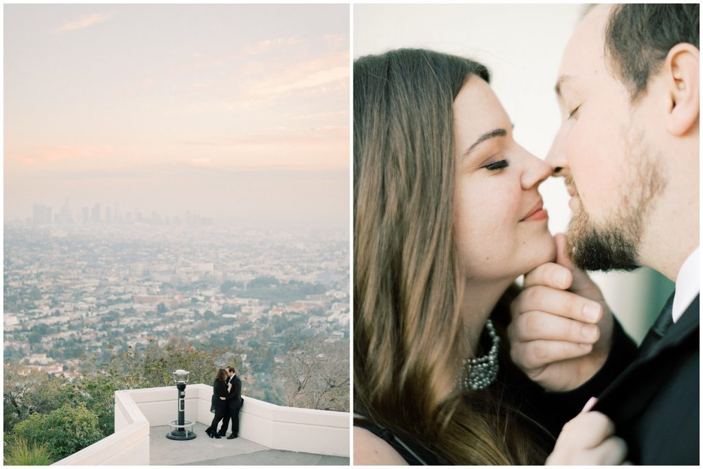 griffith observatory engagement session