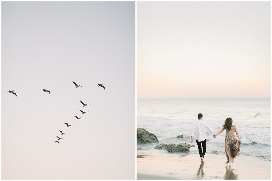 el matador beach malibu engagement